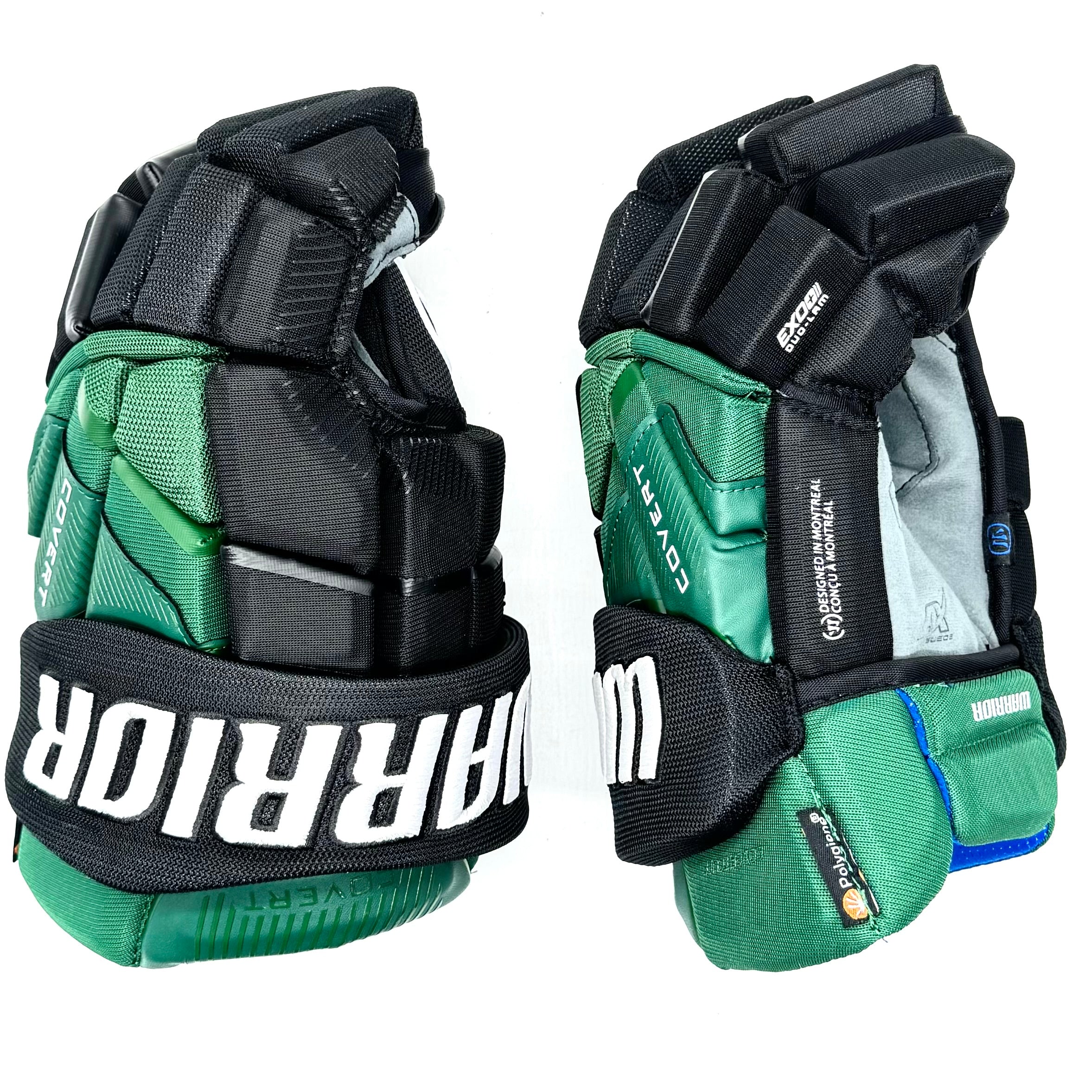 Warrior Covert QR6 - Gants d'équipe - Utah Grizzlies ECHL (Noir/Vert)